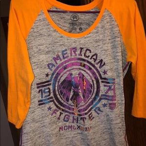 3/4 sleeve American Fighter shirt